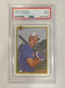 1990 Bowman Larry Walker Card Psa 9!!! - Picture 1 of 2