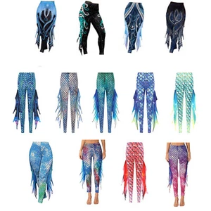 Damen Hose Sporthose Glitzer Yoga Leggings Dress Up Activewear Bühne - Bild 1 von 116