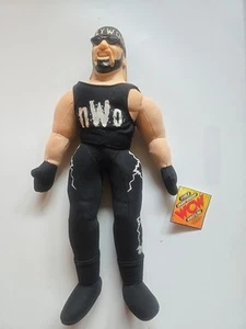1999 WCW NWO Hollywood Hulk Hogan 13” Plush Play By Play *Used Scratch on Head - Picture 1 of 10