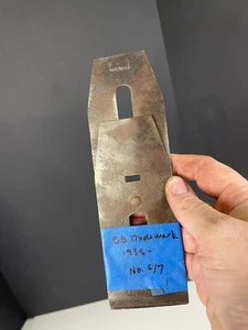 Stanley No 4-1/2, 5-1/2, 6, 7,  Plane Blade and Chip Breaker ~ Notched Logo - Picture 1 of 8