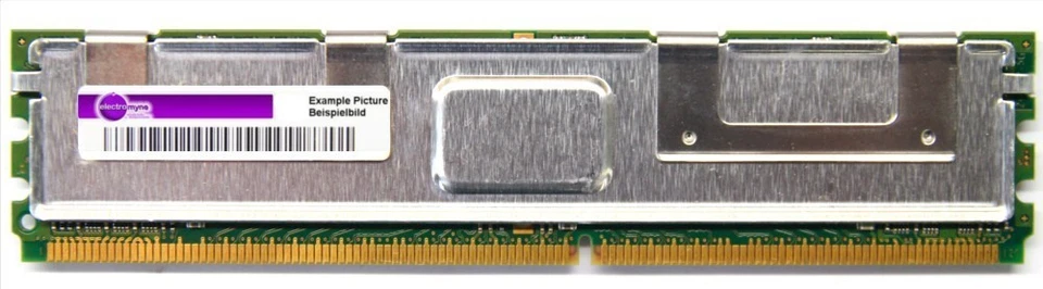 1GB Elpida PC2-5300F-555-11-B0 ECC Fb-dimm RAM EBE11FD8AHFD-6E-E IBM 39M5784 CL5 - Image 1 of 1