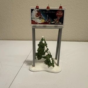 Department 56 "Coca Cola Billboard" #5481-0 Snow Village - Picture 1 of 5