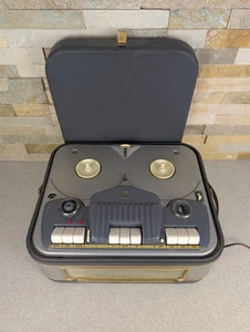 PHILLIPS EL3542A Reel To Reel Recordable Tape Stereo Portable Speaker !! READ !! - Picture 1 of 15