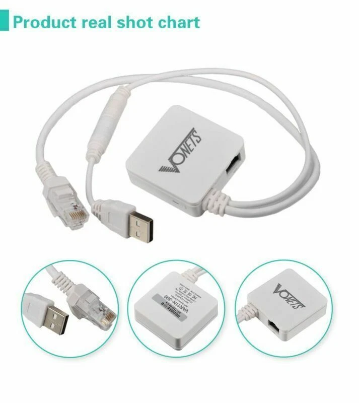 New Vonets VAR11N-300 WiFi Wireless Networking Router Bridge Repeater 300Mbps - Image 1 of 4