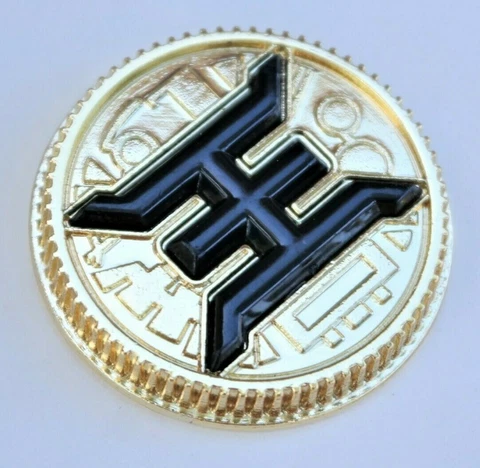 Gold/Black Crystal Power Coin-Gold Made for Bandai Legacy Morpher Cover