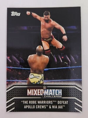 2018 Topps WWE Women's Division MIXED MATCH #MM-18 BOBBY ROODE DEF. NIA JAX - Image 1 of 2