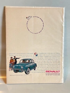 1961 Renault Dauphine USA Magazine Advertisement - Picture 1 of 1