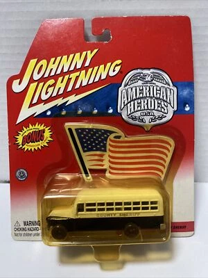Chevy Bus Johnny Lightning 1956 County Sheriff American Heroes (X) Foto 1 de 2