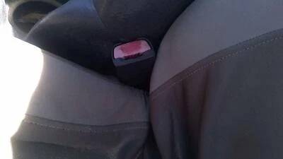 2000 2001 2002 Saturn Sl2 conductor izquierdo cinturón de seguridad hebilla receptor OEM negro Foto 1 de 4