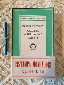 COM'ERA VERDE LA MIA VALLATA libro di Richard LLewellyn Medusa Mondadori 1946 - Foto 1 di 8