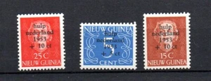 Netherlands New Guinea 1953 set overprinted stamps (Michel 22/24) MLH - Picture 1 of 2