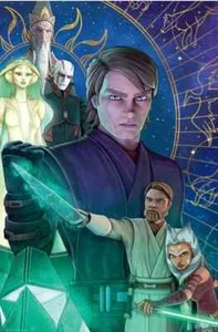 Póster litografía de la película Star Wars Clone Wars Trials of Mortis 16x24 sin Mondo NUEVO - Imagen 1 de 1