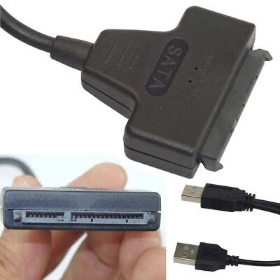 USB to SATA 2.5” HDD SSD Drive reader Cable Adapter for external Hard disk - Image 1 of 4