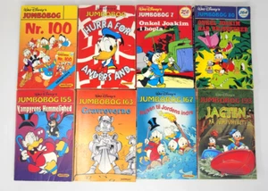 Vintage 90's Disney Dutch Comic Books Jumbobog Donald Duck Pockets Lot of 8 - Picture 1 of 8
