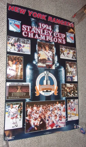 1994 NEW YORK RANGERS Stanley Cup Champions Norman James Poster # 194 22 x 34 Cover