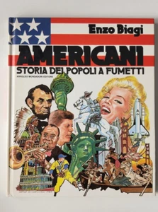 Enzo Biagi, Toppi, Battaglia, AMERICANI STORIA DEI POPOLI A FUMETTI, Mondadori - Foto 1 di 2
