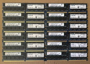 12x CRUCIAL CT102472AB667 PC2-5300 DDR2 667 8GB ECC REG FOR SERVER - Picture 1 of 1