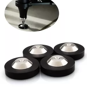 4 Stck. Edelstahl Graphit Lautsprecher Isolierung Spike Fuß Matte Boden Pad 39x11mm - Bild 1 von 10