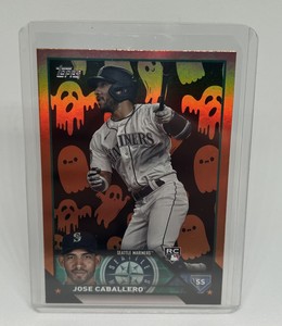 2023 Topps Update Jose Caballero Ghost RC SP #US183 - Mariners