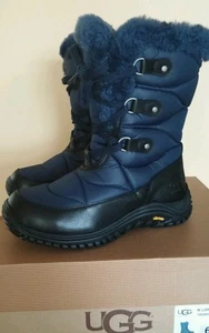 Stivali UGG Lorien stivali isolati in pelle di pecora Midnight Navy 1003353, 6 nuovi con scatola - Foto 1 di 6