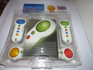 Offizielle Wireless Buzz Controller x4 mit Empfänger Microsoft Xbox 360 Neu - Bild 1 von 3