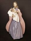 NAO by Lladro MOTHER'S TOUCH 1300 Figurine 13"  Mother and New Born Baby no box