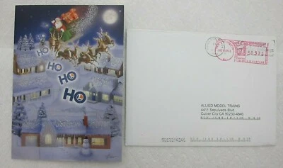 LIONEL FACTORY to DEALER CHRISTMAS CARD FROM 2003-EVER SEEN ONE? FREE SHIPPING! - Image 1 of 4