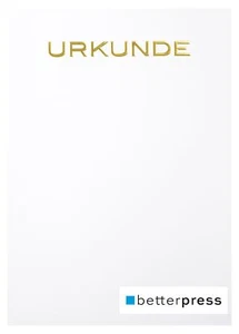 Lot de 10 lettres imprimées en relief 200 g/m² Blanc Format A4 - Afbeelding 1 van 6