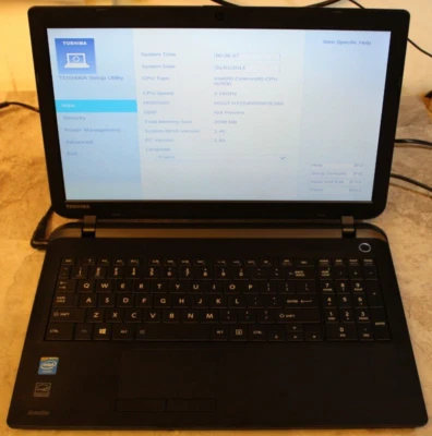 Disco duro Satellite C55-B5299 4 piezas publicadas Bios 500 GB HDD borrado 2 GB de RAM Foto 1 de 4