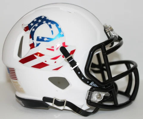 2019 UCF Central Florida Knights Army Custom Riddell Mini Helmet vs UConn Cover