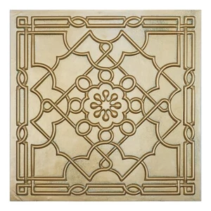 Plastic ceiling tiles Interior decorative panel PL09 Brass verdigris 10pcs - Picture 1 of 22
