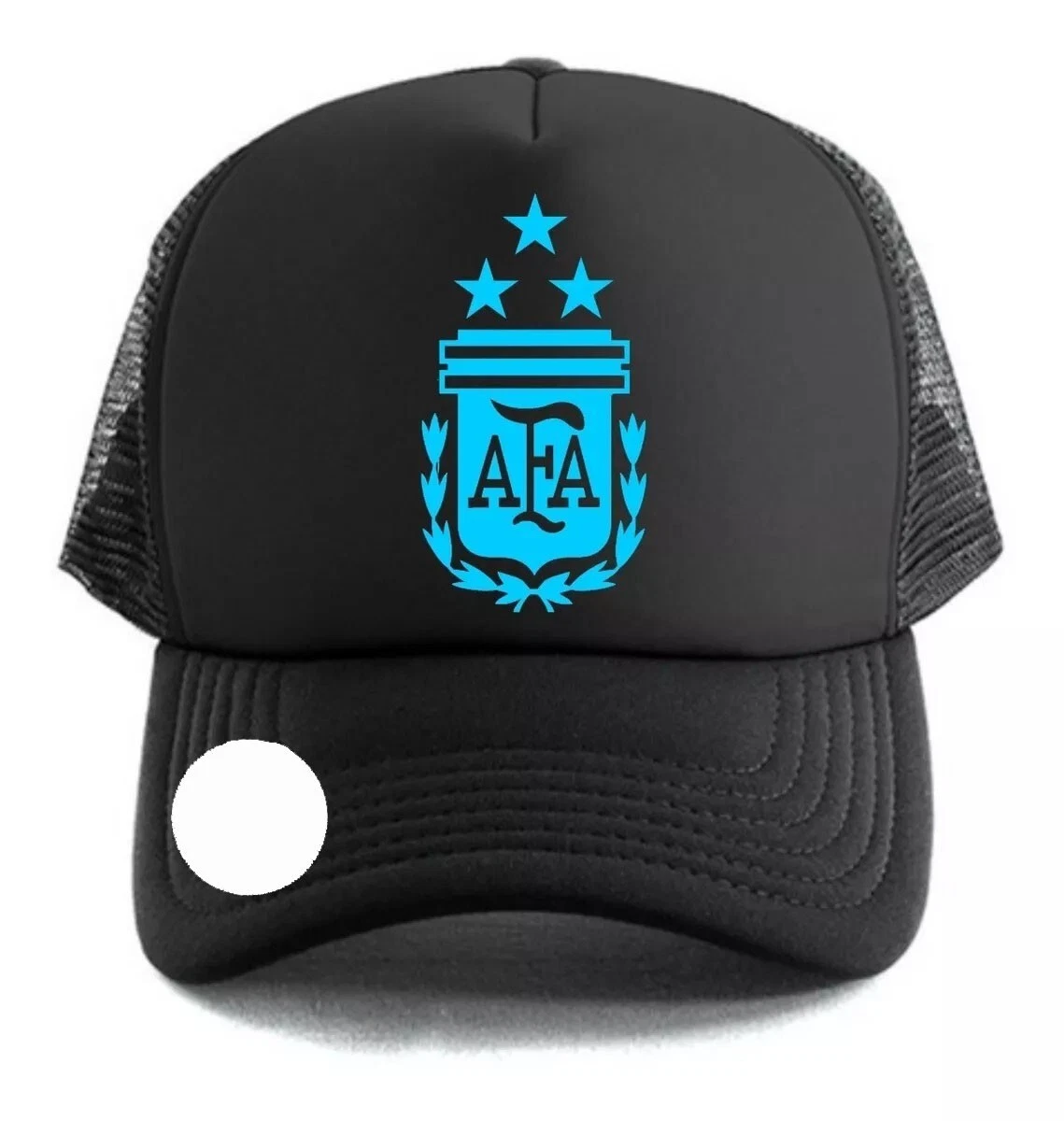 Argentina Soccer Flag Hat - Adjustable Cap, Embroidered Logo, Officially Licensed By Rhinox - View #4
