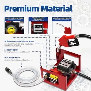 Bomba de transferencia eléctrica diésel 230 V 200 W extractor de aceite combustible autocebante 45 L/min - Imagen 1 de 19