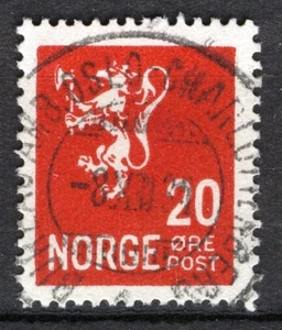 Norway 1926-34, NK 145 Son Superb with railway PM (Graded 4) - Picture 1 of 1