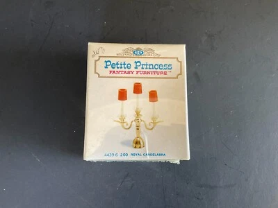 Vtg Ideal Petite Princess Dollhouse Furniture Royal Candelabra 4439-6  Sealed — 第 1/4 张图片