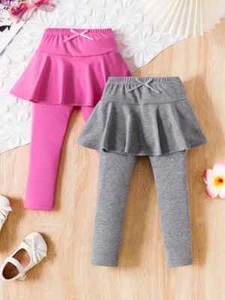 Toddler Girl Spin and Twirl Skirt Leggings - 2 Pack - Picture 1 of 5