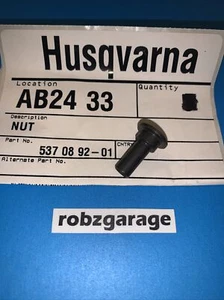 OEM HUSQVARNA 362 XP 365 372 385 XP 390 562 570 575 XP 576 TUERCA COLECTORA DE CADENA B73 - Imagen 1 de 3