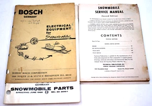 1968 1969 SNOWMOBILE SERVICE Manuals Bosch Germany Parts Technical Publications+ - Bild 1 von 8