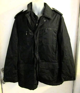 Women's LLoyds Black Nylon Lined Winter Jacket Size 6 - Picture 1 of 10