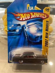 Hot Wheels 2007 New Models '66 Chevy Nova Matte Black 5SP #9 - Picture 1 of 2