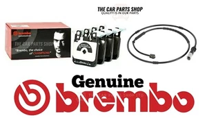 FOR BMW 335D TOURING F31 REAR AXLE BREMBO PADS AND NEW REAR SENSOR - Picture 1 of 1