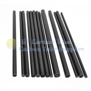 3K Carbon Fiber Tube 1000mm OD20  21 22 23 24 25 26 27 28 29 30mm x1M Roll Shaft - Picture 1 of 4