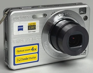 Appareil photo numérique Sony Cyber-shot DSC-W110 7.2MP WORKS (pas de chargeur) - Imagen 1 de 13