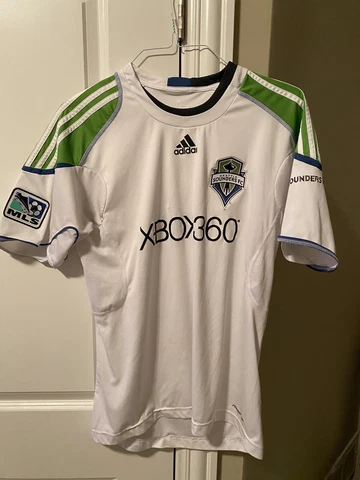 Seattle Sounders Adidas Large MLS Soccer Short Sleeve Fast Shipping USMNT Jersey Cover