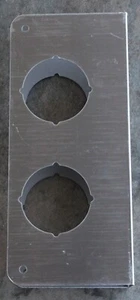 Prime-Line Lock & Door Stainless Steel Plate Reinforcement Repair Double Opening - Picture 1 of 4