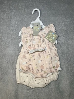 Piper Posos Bebé Niña Conjunto 2 Piezas Conjunto Talla 3 Meses Foto 1 de 4