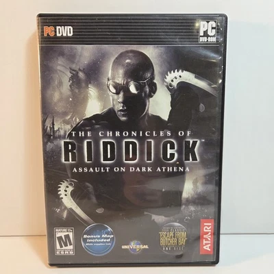 Chronicles of Riddick: Assault on Dark Athena (PC, 2009) W/ Manuel  - Image 1 of 4