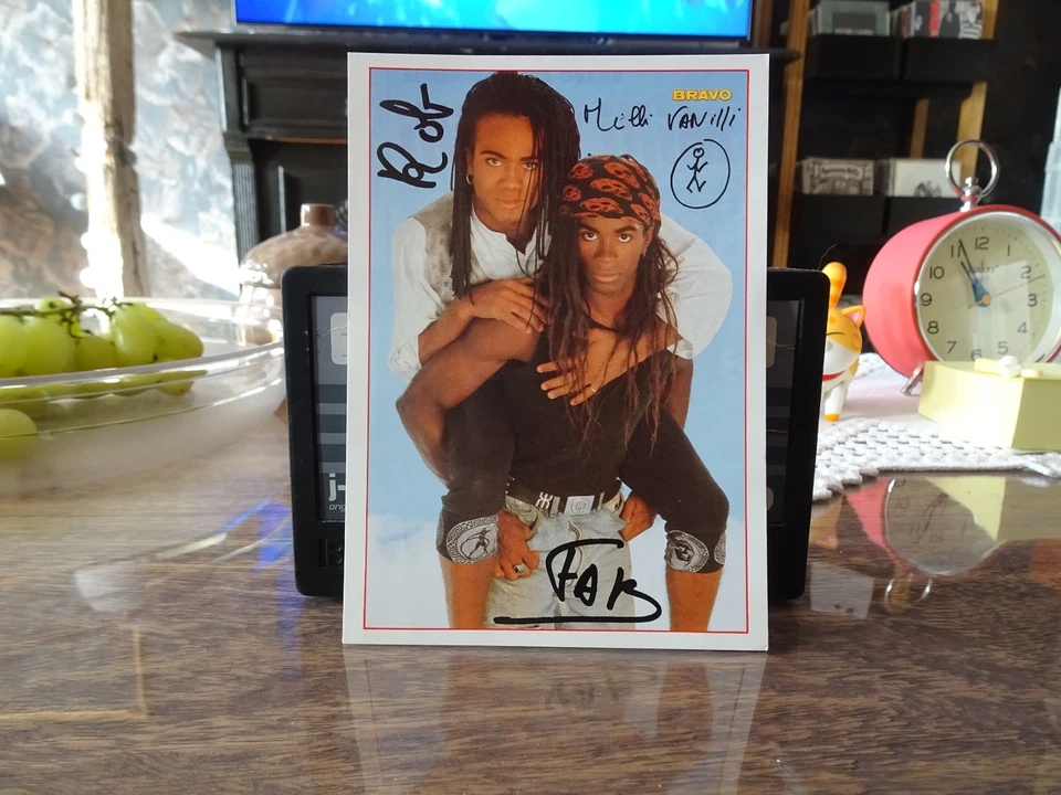 Milli Vanilli ++ Bravo-Autogrammkarte ++ AK ++ TOP ++ - Bild 1 von 1
