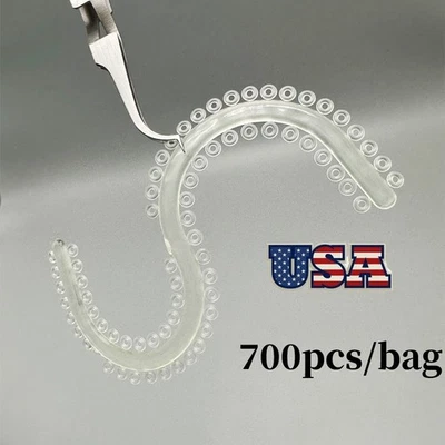 Dental Orthodontic Separators Elastics Separating Leagues Rubber Bands For Brace - Image 1 of 4