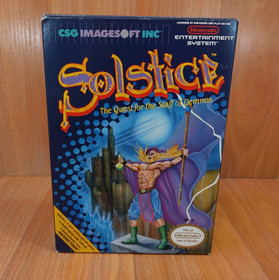Nr MINTY BOX CIB Solstice completo in nintendo nes da collezione qualit&agrave; lotto PULITO